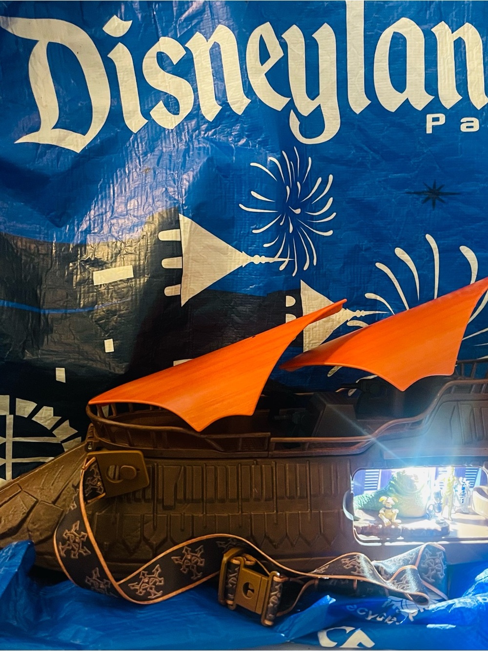 STAR WARS MAY THE 4TH LIGHT UP Disneyland Jabba’s Sail Barge Popcorn Bucket LE